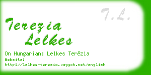 terezia lelkes business card